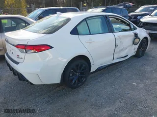 2024 Toyota Corolla Hybrid LE with VIN JTDBCMFEXRJ034285, listed as a IAAI auction lot 41181202 with 4,174 mi miles. Bid and sale history available at carsss.com. Image 4.