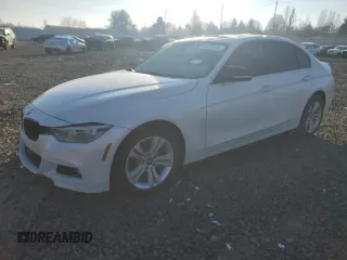 2017 BMW 3 Series 330i with VIN WBA8B9C57HK675589, listed as a Copart auction lot 43075315 with 89,016 mi miles and Salvage Title. Bid and sale history available at carsss.com. Image 1.