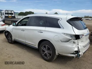 2017 Infiniti QX60 with VIN 5N1DL0MM3HC544214, listed as a Copart auction lot 53092225 with 46,800 mi miles and Salvage Title. Bid and sale history available at DreamBid. Image 2.