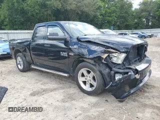 2014 Ram 1500 Tradesman with VIN 1C6RR6FT2ES198004, listed as a Copart auction lot 61048055 with 200,568 mi miles and Salvage title. Bid and sale history available at DreamBid. Image 4.