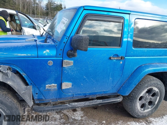 2014 Jeep Wrangler Sahara with VIN 1C4AJWBG0EL218217, listed as a IAAI auction lot 41263046 with 79,137 mi miles and . Bid and sale history available at DreamBid. Image 14.