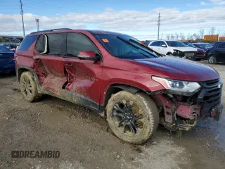 2018 Chevrolet Traverse RS with VIN 1GNERJKX0JJ156862, listed as a Copart auction lot 80392054 with 0 mi miles and Salvage Title. Bid and sale history available at carsss.com. Image 4.