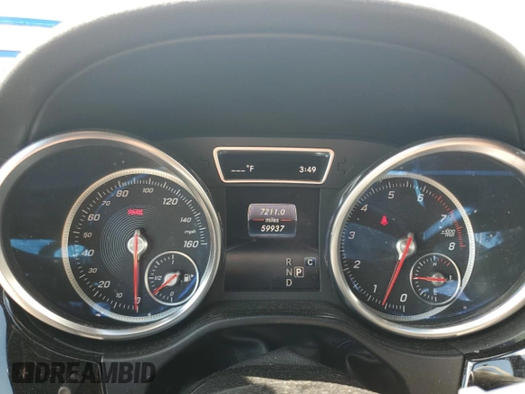 2018 Mercedes-Benz GLS 550 with VIN 4JGDF7DEXJB076566, listed as a Copart auction lot 68978794 with 59,937 mi miles and Salvage Title. Bid and sale history available at DreamBid. Image 9.