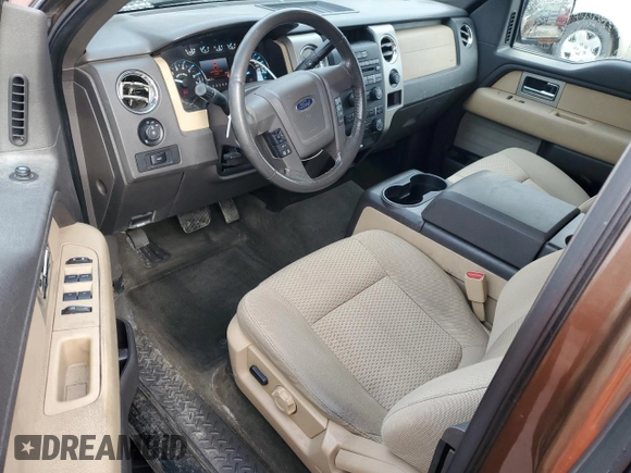 2011 Ford F-150 XL with VIN 1FTFX1ET7BKE14723, listed as a Copart auction lot 50583885 with 118,935 mi miles and Salvage Title. Bid and sale history available at DreamBid. Image 8.