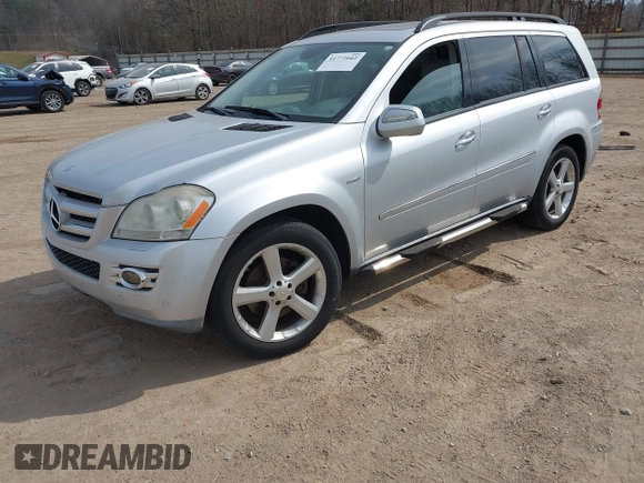 2009 Mercedes-Benz GL-Class 3.0L BlueTEC with VIN 4JGBF25E59A500388, listed as a IAAI auction lot 41772042 with 189,211 mi miles. Bid and sale history available at carsss.com. Image 2.