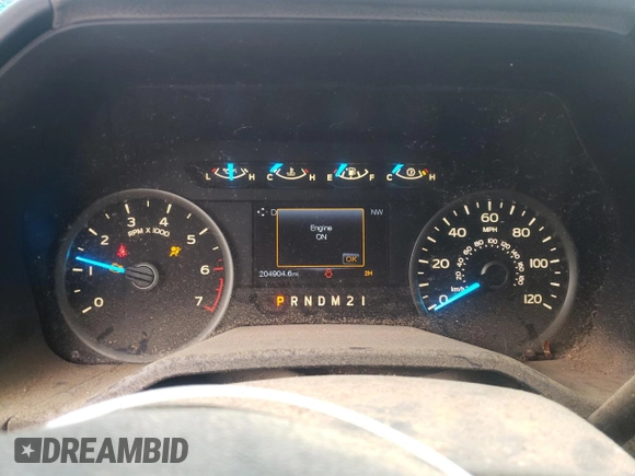 2015 Ford F-150 XLT with VIN 1FTEW1EP3FFC87968, listed as a Copart auction lot 52022795 with 204,904 mi miles and Salvage Title. Bid and sale history available at carsss.com. Image 9.