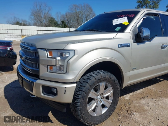 2017 Ford F-150 XL with VIN 1FTEW1EG1HFC59072, listed as a IAAI auction lot 41617481 with 167,594 mi miles. Bid and sale history available at carsss.com. Image 6.