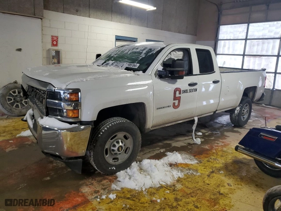 2019 Chevrolet Silverado 2500HD Work Truck with VIN 2GC2CREGXK1188561, listed as a Copart auction lot 86905184 with 143,775 mi miles and Salvage Title. Bid and sale history available at carsss.com. Image 1.