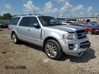 2017 Ford Expedition Max Platinum with VIN 1FMJK1MT5HEA77126, listed as a Copart auction lot 62304745 with 106,039 mi miles and Salvage title. Bid and sale history available at DreamBid. Image 4.