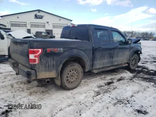 2019 Ford F-150 XL with VIN 1FTEW1EP9KKD61251, listed as a Copart auction lot 81344233 with 141,639 mi miles and Salvage title. Bid and sale history available at DreamBid. Image 3.
