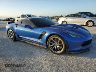 2019 Chevrolet Corvette Z06 2LZ with VIN 1G1YR2D6XK5606259, listed as a Copart auction lot 77115854 with 0 mi miles and Non Repairable. Bid and sale history available at carsss.com. Image 4.