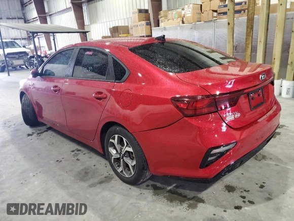 2021 Kia Forte LXS with VIN 3KPF24AD2ME357822, listed as a Copart auction lot 62790355 with 36,589 mi miles and Non repairable. Bid and sale history available at DreamBid. Image 2.