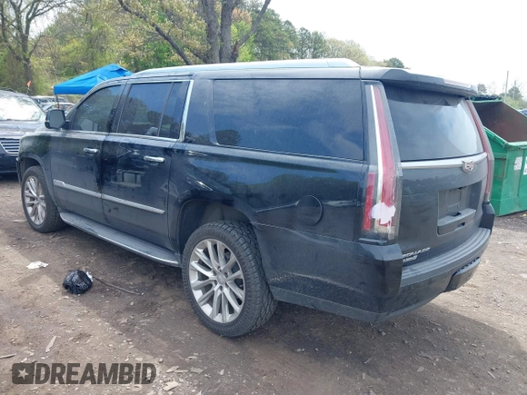 2019 Cadillac Escalade ESV Luxury z VIN 1GYS4HKJ2KR127777, wystawiony jako IAAI lot #42167625 z przebiegiem 187 464 mil mil oraz . Historia ofert i sprzedaży dostępna na DreamBid. Obrazek 3.