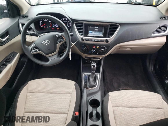 2018 Hyundai Accent SEL with VIN 3KPC24A39JE036916, listed as a Copart auction lot 37662784 with 14,810 mi miles. Bid and sale history available at carsss.com. Image 8.