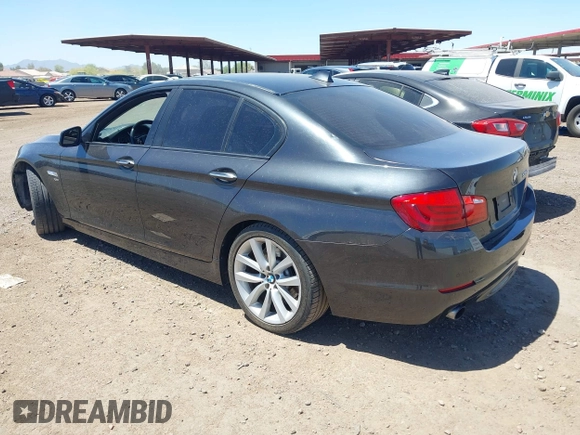 2011 BMW 5 Series 535i xDrive with VIN WBAFU7C55BDU55241, listed as a IAAI auction lot 42035748 with 169,154 mi miles. Bid and sale history available at carsss.com. Image 3.