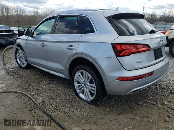 2018 Audi Q5 Premium Plus with VIN WA1BNAFY0J2143429, listed as a Copart auction lot 50757795 with 143,814 mi miles and Non Repairable. Bid and sale history available at carsss.com. Image 2.