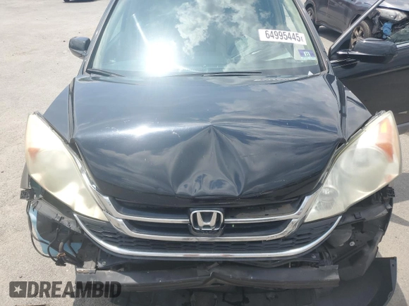 2010 Honda CR-V EX-L with VIN 5J6RE4H77AL012996, listed as a Copart auction lot 64995445 with 235,084 mi miles and Salvage title. Bid and sale history available at DreamBid. Image 11.