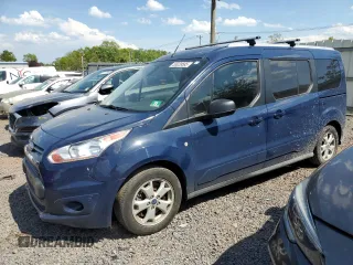 2017 Ford Transit Connect XLT z VIN NM0GE9F76H1336067, wystawiony jako Copart lot #55029585 z przebiegiem 91 274 mil mil oraz Szkoda całkowita • Salvage title. Historia ofert i sprzedaży dostępna na DreamBid. Obrazek 1.
