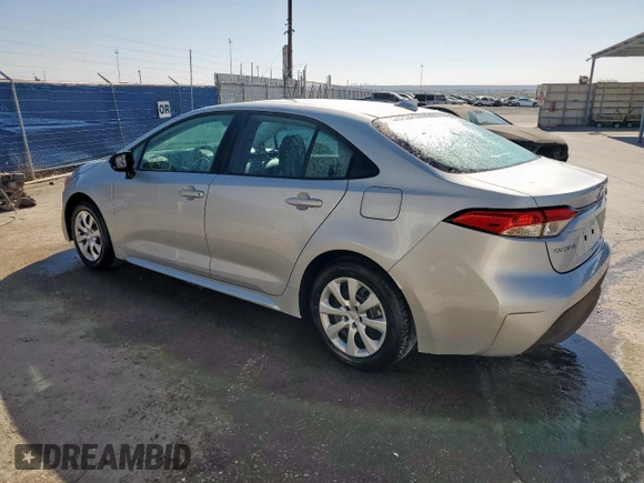 2024 Toyota Corolla LE with VIN 5YFB4MDE0RP191352, listed as a Copart auction lot 57883905 with 10,322 mi miles and Clean title. Bid and sale history available at DreamBid. Image 2.
