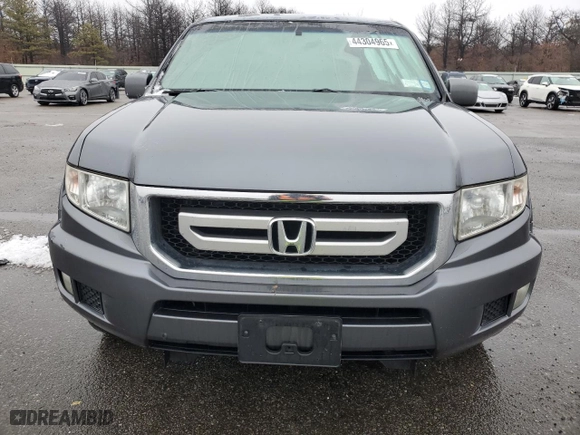 2011 Honda Ridgeline RTS with VIN 5FPYK1F49BB001205, listed as a Copart auction lot 44304965 with 129,311 mi miles and Salvage Title. Bid and sale history available at carsss.com. Image 5.