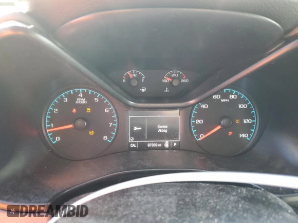 2016 Chevrolet Colorado 4WD WT with VIN 1GCHTBE37G1288502, listed as a Copart auction lot 77563594 with 87,389 mi miles and Salvage Title. Bid and sale history available at carsss.com. Image 9.