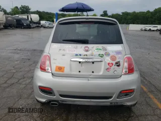 2013 FIAT 500 Sport with VIN 3C3CFFBR5DT709384, listed as a Copart auction lot 62502455 with 86,136 mi miles and Salvage title. Bid and sale history available at DreamBid. Image 6.