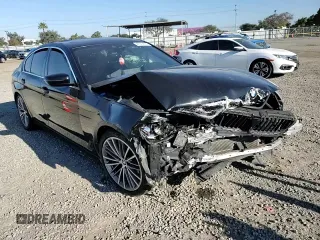 2020 BMW 5 Series 530e with VIN WBAJA9C05LCD74527, listed as a Copart auction lot 47013875 with Not Provided miles and Salvage Title. Bid and sale history available at DreamBid. Image 10.