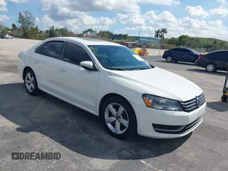 2012 Volkswagen Passat SE with VIN 1VWBH7A38CC097662, listed as a IAAI auction lot 41544163 with 111,010 mi miles. Bid and sale history available at carsss.com. Image 1.