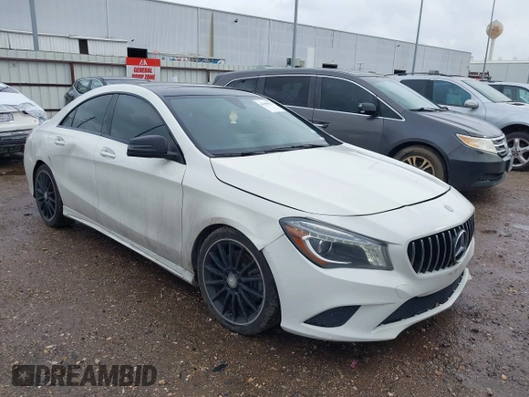 2016 Mercedes-Benz CLA 250 with VIN WDDSJ4EB5GN354154, listed as a IAAI auction lot 41469527 with 106,499 mi miles and . Bid and sale history available at DreamBid. Image 1.