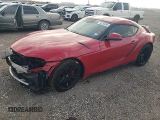 2020 Toyota GR Supra 3.0 with VIN WZ1DB4C08LW023060, listed as a Copart auction lot 44193485 with 84,064 mi miles and Salvage Title. Bid and sale history available at carsss.com. Image 1.