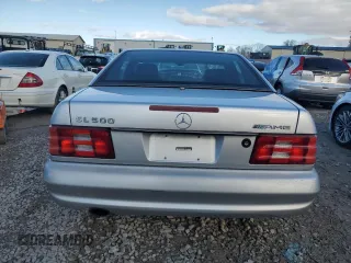 2001 Mercedes-Benz SL-Class with VIN WDBFA68F31F195902, listed as a Copart auction lot 49812045 with 154,923 mi miles and Clean Title. Bid and sale history available at carsss.com. Image 6.