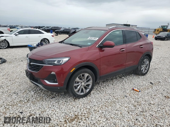 2023 Buick Encore GX Essence with VIN KL4MMFSLXPB122423, listed as a Copart auction lot 50461365 with 23,230 mi miles and Salvage title. Bid and sale history available at DreamBid. Image 1.