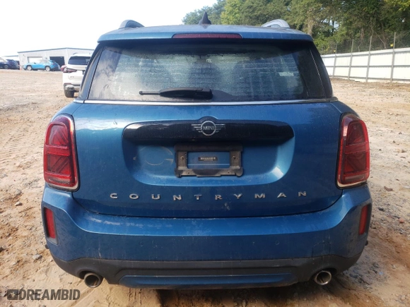 2022 MINI Countryman Cooper S with VIN WMZ83BR0XN3N36968, listed as a Copart auction lot 74230314 with 0 mi miles and Salvage Title. Bid and sale history available at carsss.com. Image 6.