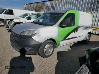 2015 Ram ProMaster City Cargo Tradesman with VIN ZFBERFAT7F6A82716, listed as a Copart auction lot 44520465 with 109,099 mi miles and Salvage Title. Bid and sale history available at carsss.com. Image 1.