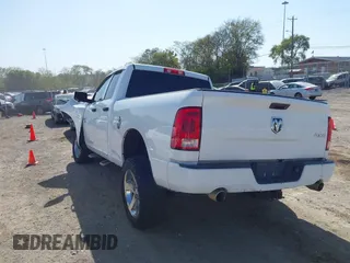 2014 Ram 1500 Express with VIN 1C6RR7FT3ES375696, listed as a IAAI auction lot 40559872 with 201,612 mi miles. Bid and sale history available at carsss.com. Image 3.