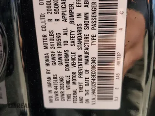 2014 Acura TSX with VIN JH4CU2F49EC006049, listed as a Copart auction lot 48869645 with 121,991 mi miles and Salvage title. Bid and sale history available at DreamBid. Image 12.
