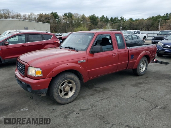 2008 Ford Ranger XLT with VIN 1FTZR45E78PA29992, listed as a Copart auction lot 55360305 with 169,929 mi miles and Clean Title. Bid and sale history available at carsss.com. Image 1.