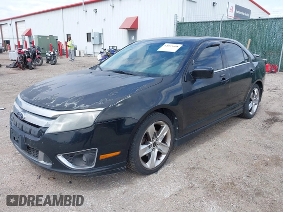 2010 Ford Fusion SPORT with VIN 3FAHP0KC2AR166100, listed as a IAAI auction lot 42033608 with 228,630 mi miles. Bid and sale history available at carsss.com. Image 2.