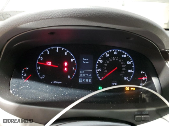 2009 Hyundai Azera GLS with VIN KMHFC46D59A371628, listed as a Copart auction lot 87460584 with 103,077 mi miles and Salvage Title. Bid and sale history available at carsss.com. Image 9.