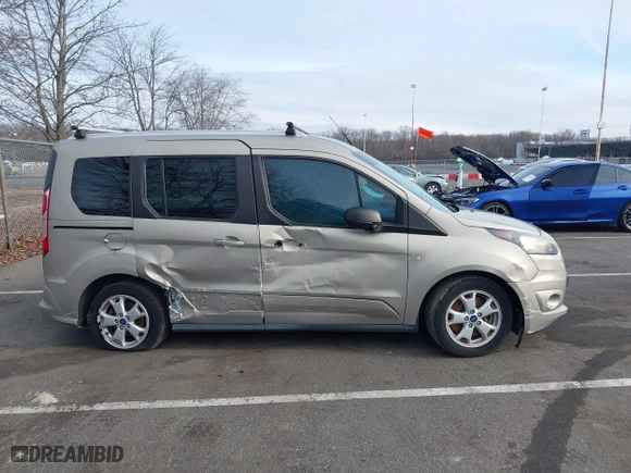 2015 Ford Transit Connect Wagon XLT with VIN NM0AE8F74F1179538, listed as a IAAI auction lot 41505221 with 57,798 mi miles. Bid and sale history available at carsss.com. Image 13.