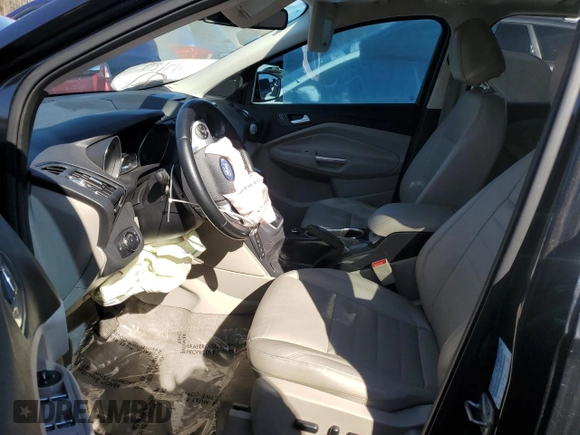 2014 Ford Escape Titanium with VIN 1FMCU0JX4EUA42499, listed as a Copart auction lot 87951075 with 108,358 mi miles and Salvage Title. Bid and sale history available at carsss.com. Image 7.