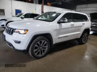 2018 Jeep Grand Cherokee Limited with VIN 1C4RJFBG0JC243437, listed as a Copart auction lot 52508475 with 121,873 mi miles and Salvage Title. Bid and sale history available at carsss.com. Image 1.