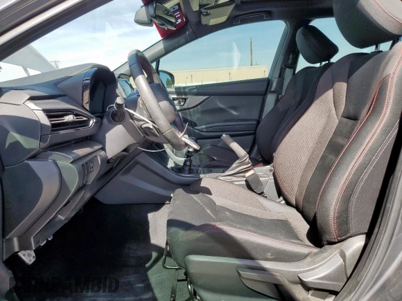 2022 Subaru WRX Premium с VIN JF1VBAF64N9025218, выставлен на аукционе Copart как лот 57229895 с пробегом 20 006 миль миль и Списание • Salvage title. История ставок и продаж доступна на DreamBid. Изображение 7.