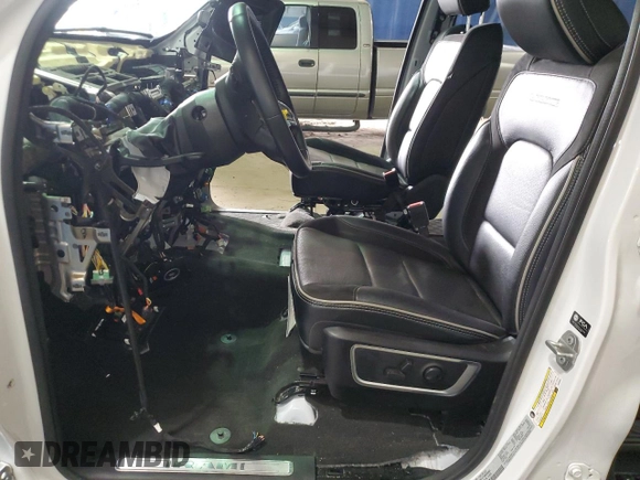 2022 Ram 1500 Laramie with VIN 1C6SRFJT7NN365951, listed as a Copart auction lot 52348575 with Not provided miles and Non repairable. Bid and sale history available at DreamBid. Image 7.