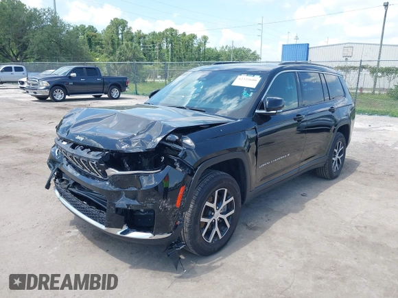 2024 Jeep Grand Cherokee Limited with VIN 1C4RJKBG2R8507247, listed as a IAAI auction lot 42322680 with 34,697 mi miles and . Bid and sale history available at DreamBid. Image 2.