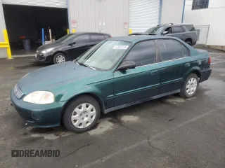 1999 Honda Civic VP z VIN 2HGEJ6610XH579794, wystawiony jako Copart lot #47687515 z przebiegiem 229 343 mil mil oraz Szkoda całkowita • Salvage title. Historia ofert i sprzedaży dostępna na DreamBid. Obrazek 1.