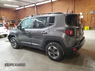 2018 Jeep Renegade Upland with VIN ZACCJBAB5JPG63825, listed as a Copart auction lot 61135135 with 113,666 mi miles and Salvage title. Bid and sale history available at DreamBid. Image 2.