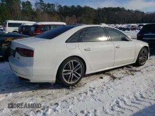 2017 Audi A8 Sport with VIN WAU43AFD1HN010007, listed as a Copart auction lot 86242694 with 68,612 mi miles and Salvage Title. Bid and sale history available at DreamBid. Image 3.