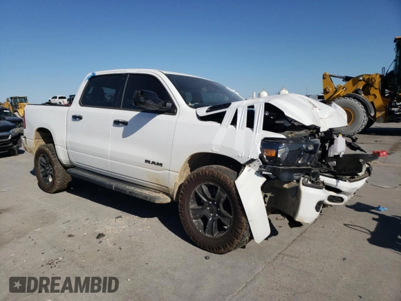 2024 Ram 1500 Big Horn with VIN 1C6SRFFTXRN211250, listed as a Copart auction lot 49993935 with 18,528 mi miles and Salvage title. Bid and sale history available at DreamBid. Image 4.