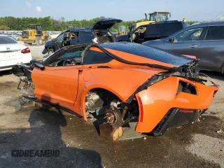 2018 Chevrolet Corvette Z51 1LT with VIN 1G1YH2D77J5101483, listed as a Copart auction lot 63526954 with 0 mi miles and Non Repairable. Bid and sale history available at carsss.com. Image 2.